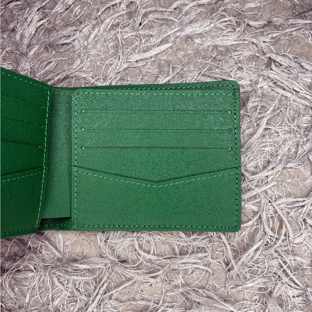 Louis Vuitton LV Monogram Green Golf Slender Wallet - Picture 4 of 4